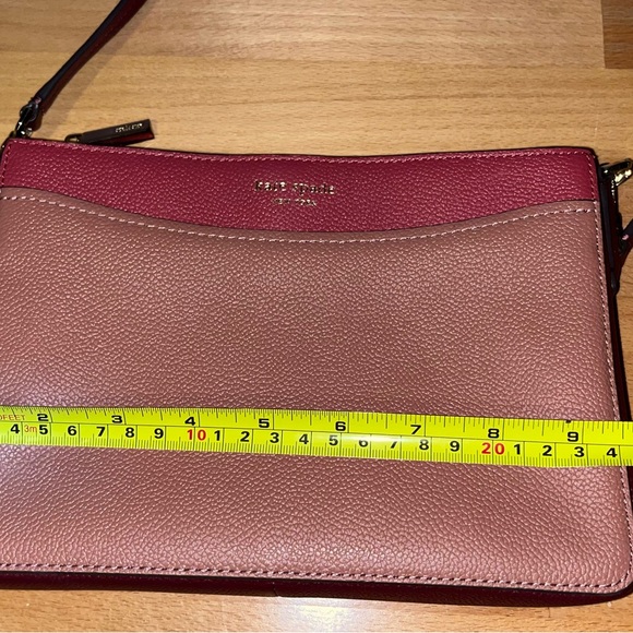 KATE SPADE Margaux Medium Convertible Crossbody Pebble Leather Bag - Picture 7 of 10